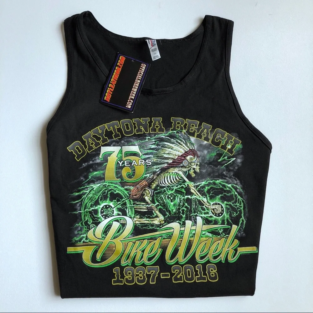 NWT Daytona Bike Week 2016 Tank Top Size Large T88 - Picture 8 of 8
